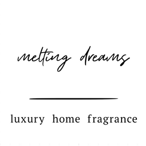 melting dreams luxury home fragrance logo.