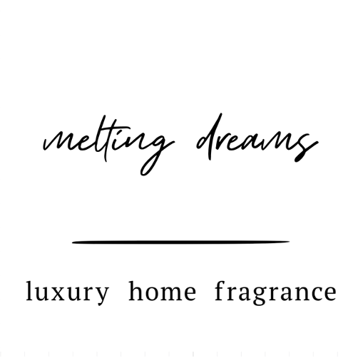 melting dreams luxury home fragrance logo.