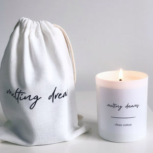 Clean Cotton, White Candle