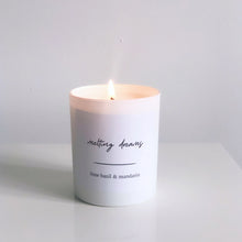 Load image into Gallery viewer, Lime Basil &amp; Mandarin, White Candle
