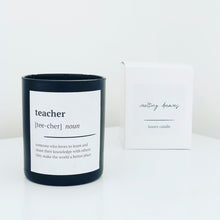 Load image into Gallery viewer, Teacher Gift, Definition Candle
